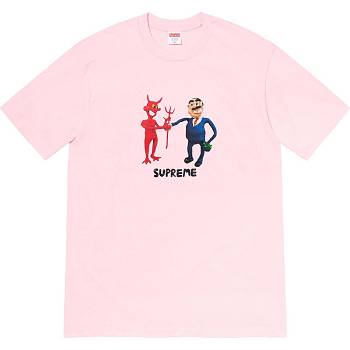Camiseta Supreme Business Tee Rosas | CL216CE