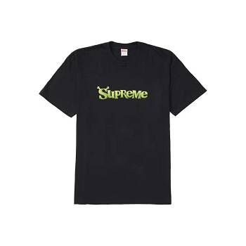 Camiseta Supreme Shrek Negras | CL196WY
