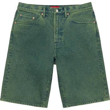 Pantalones Cortos Supreme Baggy Denim Verde | CL358IS