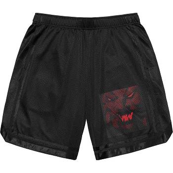 Pantalones Cortos Supreme Ronin Mesh Negras | CL350MA