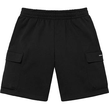 Pantalones Cortos Supreme Small Box Baggy Cargo Sweat Negras | CL369LH