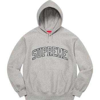 Sudaderas Supreme Glitter Arc Encapuchado Gris | CL299QZ
