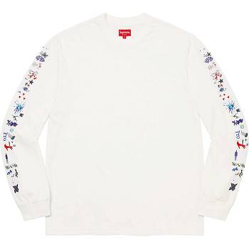 Truien Supreme AOI Icons L/S Top Blancas | CL315JJ