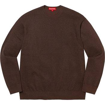 Truien Supreme Metallic L/S Top Marrones | CL332IS